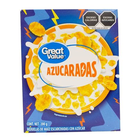 Cereal Great Value Azucaradas Hojuelas De Maíz 200 G Walmart