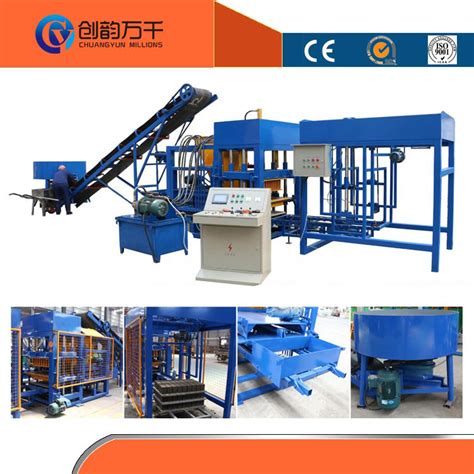 Qtj Automatic Concrete Solid Hollow Block Making Production Line