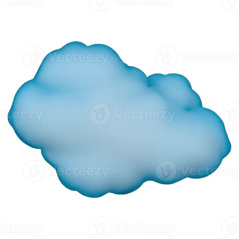 blue 3d cloud 21879154 PNG