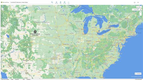 Scottsbluff Nebraska Map - United States