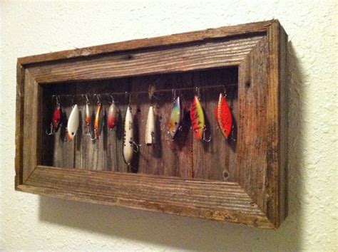 Fishing Lure Display Case Fishing Decor Fishing Lures Display Diy