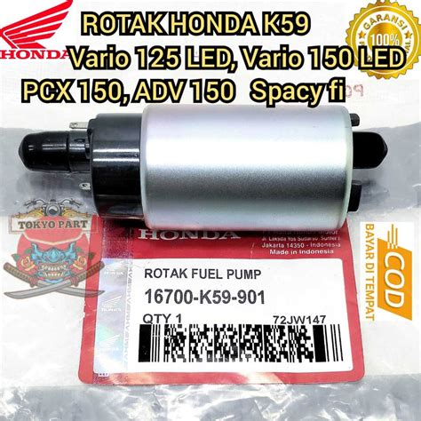 Jual ROTAK FUEL PUMP HONDA K59 KUALITAS ASLI ORIGINAL HONDA AHM PRESISI