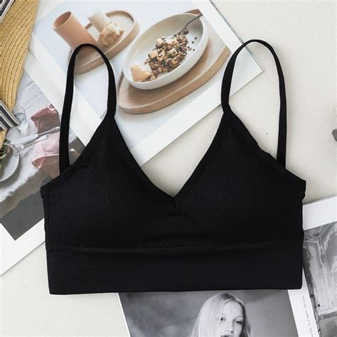 Deepwonder Women Tank Crop Top Female Seamless Underwear Sexy Lingerie Low Back Bralette Camis