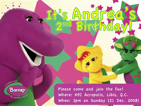 Barneys Dino Mite Birthday