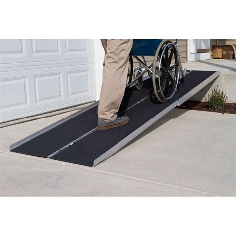 Silver Spring Aluminum Multi Fold Wheelchair Ramp 600 Lbs Capacity