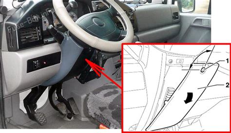Fuse Box Diagram Volkswagen Transporter Lt 2d 1996 2006