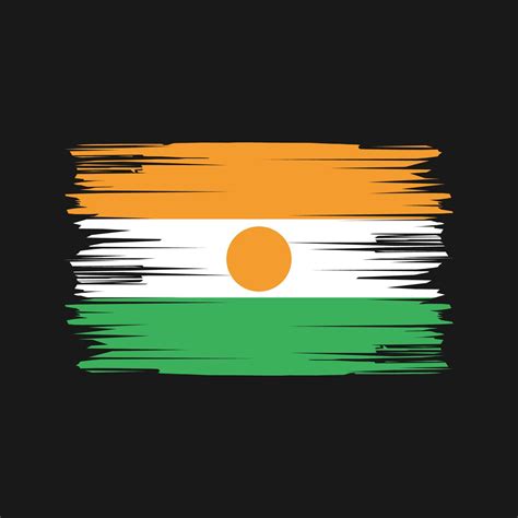 Niger Flag Brush Strokes. National Flag 10960618 Vector Art at Vecteezy