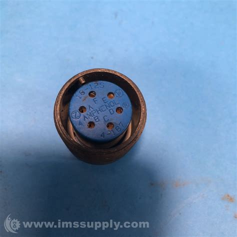 Amphenol 18 12s Straight Connector Plug Ims Supply