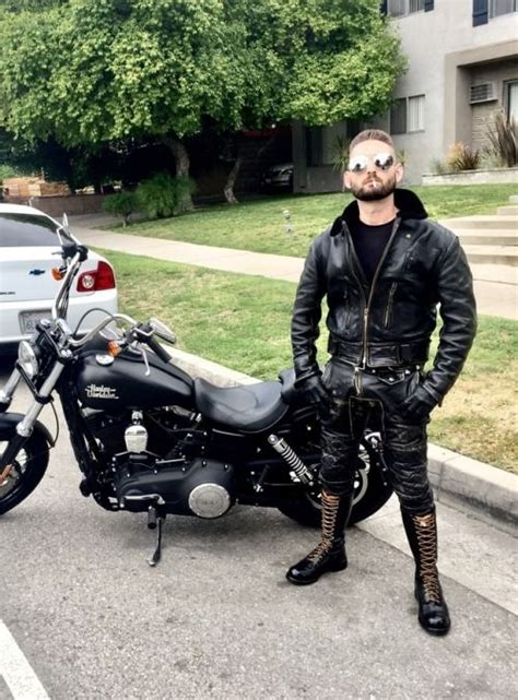 Heavymetalgay Mens Leather Clothing Mens Leather Boots Biker Leather