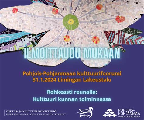 Pohjois Pohjanmaan Kulttuurifoorumi 2024 Pohjois Pohjanmaan Liitto