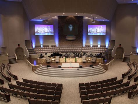 Modern Church Stage Renovation From Balcony Westside BC Church