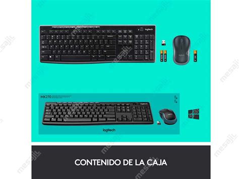 Teclado Mouse Logitech Wireless Mk Mesajil