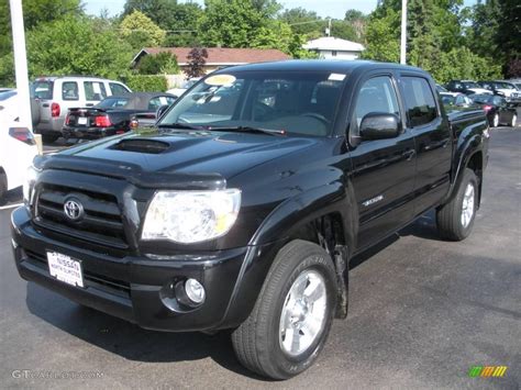 Black Sand Pearl Toyota Tacoma V Trd Sport Double Cab X