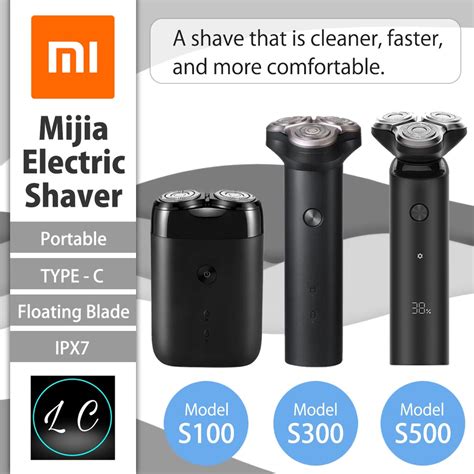 Xiaomi Mijia Electric Shaver S100S300S500 Floating Head Waterproof