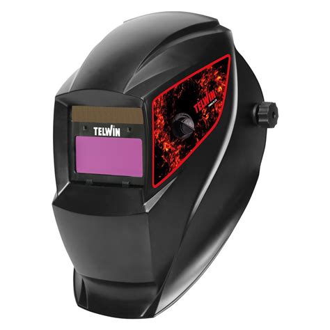 Careta Casco Para Soldador Tribe 9 13 Telwin Automático Mma Mig Mag