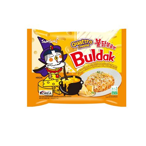 ᐉ Локшина рамен Samyang Buldak Quattro Cheese Hot Chicken Ramen 4 сыра 145 г Краща ціна в
