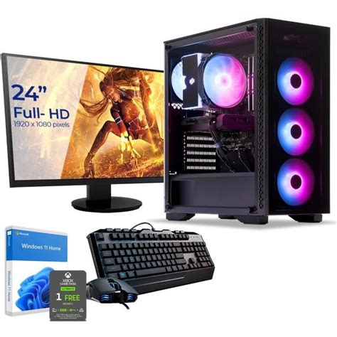 Sedatech Pack Pc Pro Gaming Intel I9 11900kf Rtx4070 32 Go Ram 2to Ssd M 2 Windows 11