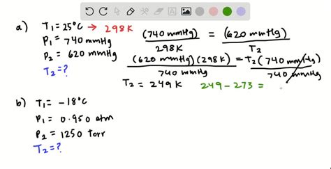 SOLVED Calculate The Final Temperature In Degrees Celsius For Each Of