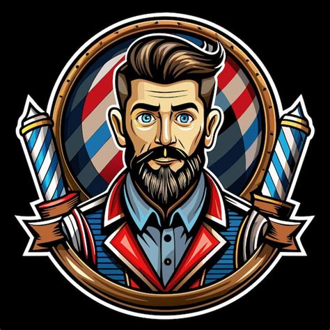 Ilustra O Do Logotipo Da Barbearia Vetor Premium Gerado Ia