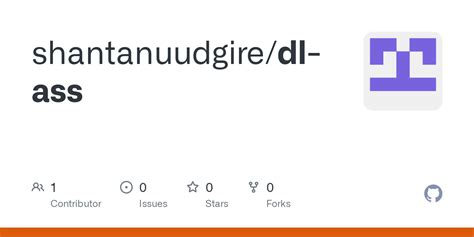 GitHub Shantanuudgire Dl Ass