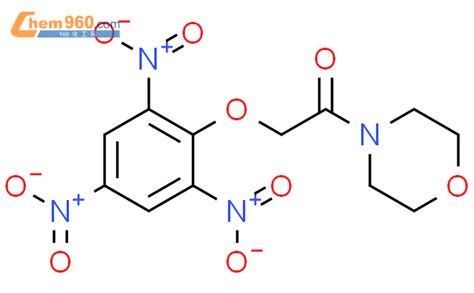 139004 66 3 Morpholine 4 2 4 6 trinitrophenoxy acetyl 化学式结构式分子式