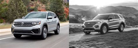 2022 Volkswagen Atlas Vs 2022 Ford Explorer San Antonio Tx Ancira Volkswagen Of San Antonio