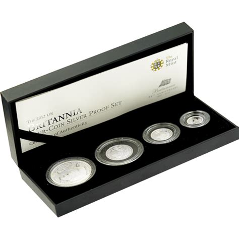 Sell Pre Owned 2012 UK Britannia Silver Proof 4 Coin Set VAT Free