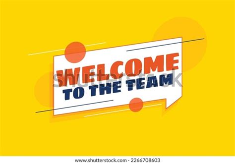 Stylish Welcome Yellow Banner New Employee Stock Vector (Royalty Free ...