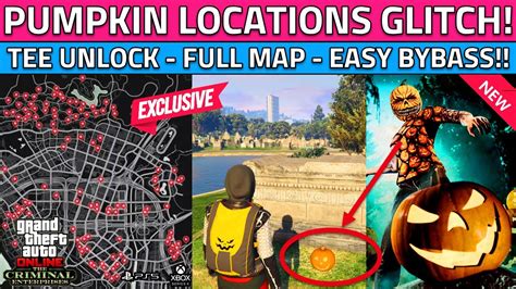 Pumpkin Locations GLITCH How To Get Pumpkin Mask Tee GTA Online All