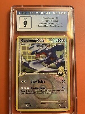 Psa Cgc Mint Garchomp C Supreme Victors Pokemon Regional