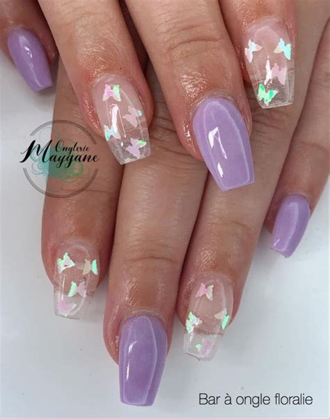 Pin By Nicole Cuezzo On Belleza Lilac Nails Multicolored Nails