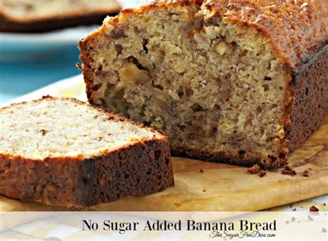 No Sugar Added Banana Bread - THE SUGAR FREE DIVA