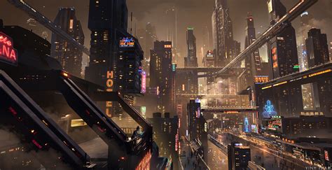 Neo City by Vinh Pham : r/Cyberpunk