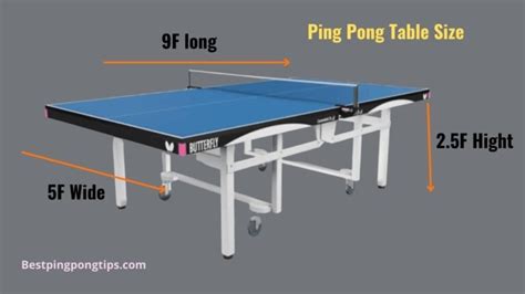 How Much Space Needed For Ping Pong Table