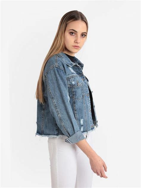 Solada Giacca In Jeans Oversize Con Strappi In Offerta A 19 99 Su