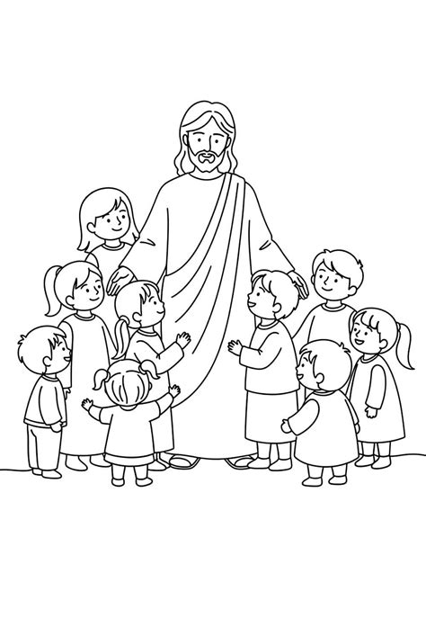 Desenhos De Colorir De Jesus - 10