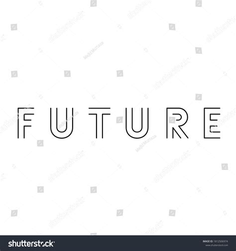 Future Word Text Form Stock Illustration 1812506974 Shutterstock