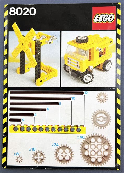 LEGO Ref.8020 - LEGO Technic Building Set (Instructions Booklet)