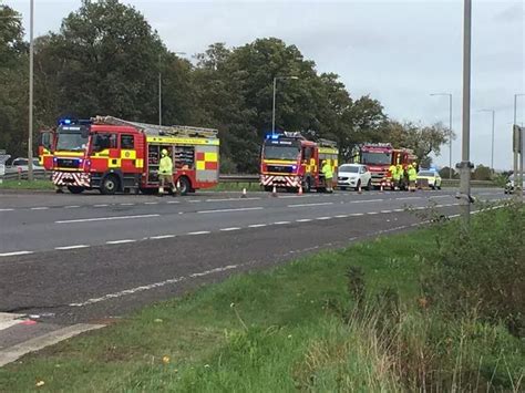 Police Release Details After Two Car Crash On A46 Near Lincoln