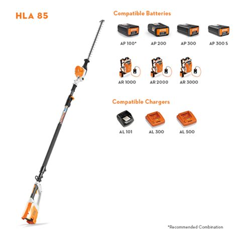 STIHL HLA 86 Battery Extended Reach Hedge Trimmer Sharpe S Lawn