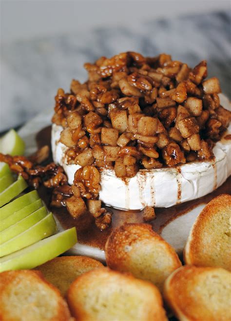 Apple Walnut Baked Brie Domestikatedlife