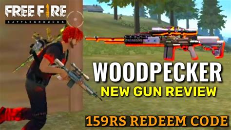 New Gun Woodpecker In Free Fire Woodpecker Gameplay With Review Youtube