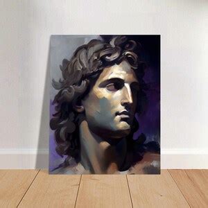 Alexander the Great Oil Painting Art Print Portrait POSTER History ...