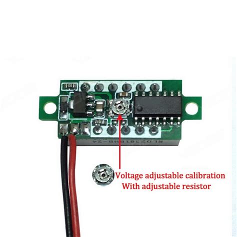 Mini Two Wire V V Dc Digital Voltmeter Voltm Grandado