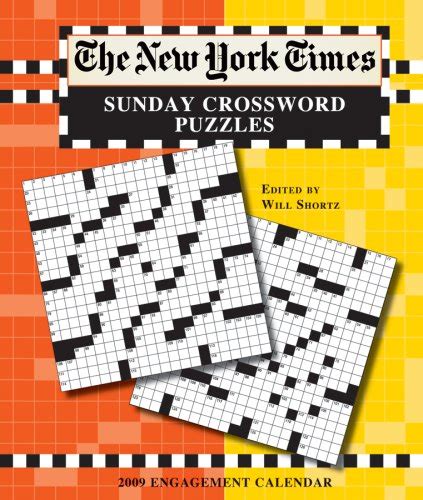 Buy The New York Times Sunday Crossword Puzzles 2009 Calendar Book