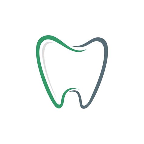 Premium Vector Tooth Shape Dental Care Logo Template Illustration