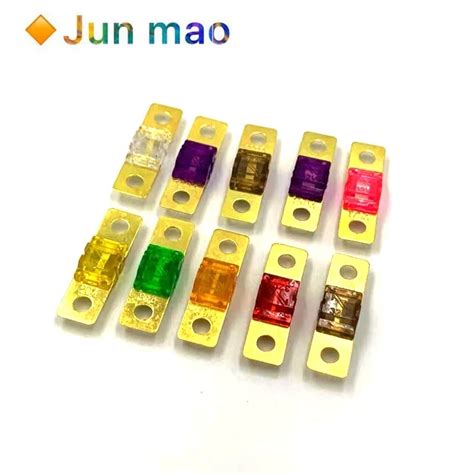 5pcs Ans Fuse 20a 30a 40a 50a 60a 70a 80a 100a 125a 150a 175a Anl Gold