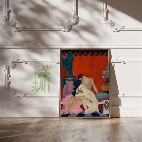 Sapphic Poster Lesbian Art Print Lesbians Kissing Wall Art Girls Naked Love Wlw Sex Artwork