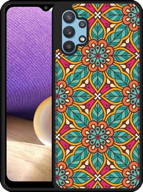 Samsung Galaxy A G Hardcase Hoesje Flora Mandala Designed By Cazy