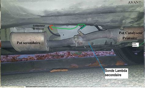 Branchement Sonde Lambda Aval M Gane Phase V Renault